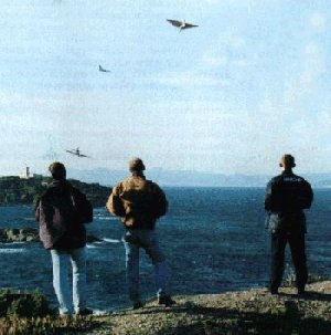 combat en bord de mer